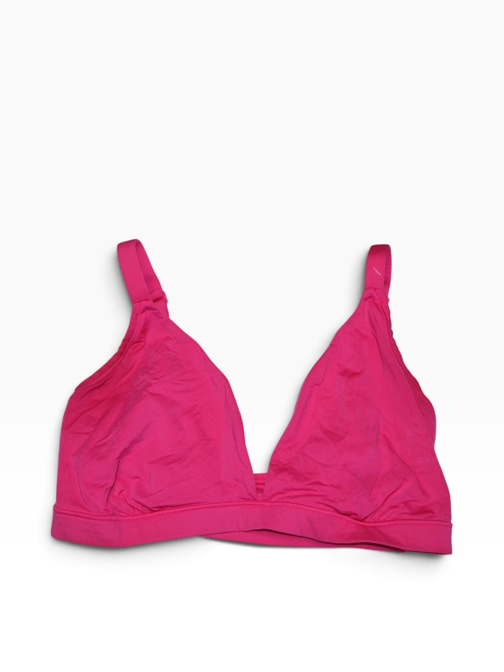 VS PINK Smooth Plunge Bralette - Vibrant Pink - Size S-DD (EUC)